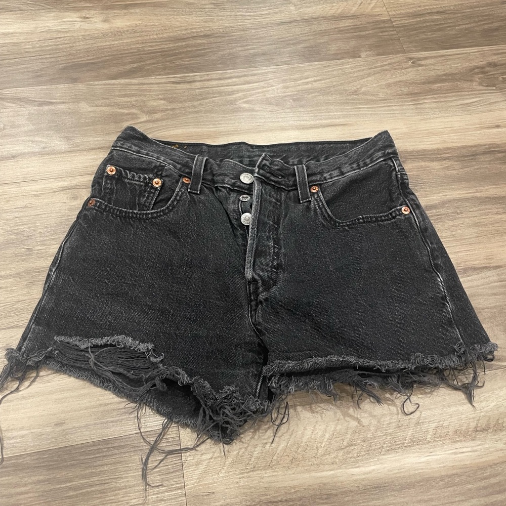 Levi’s Black Denim Shorts